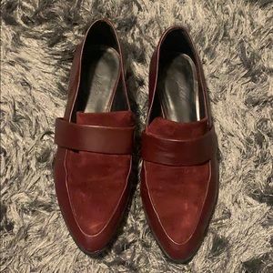 Burgundy loafers